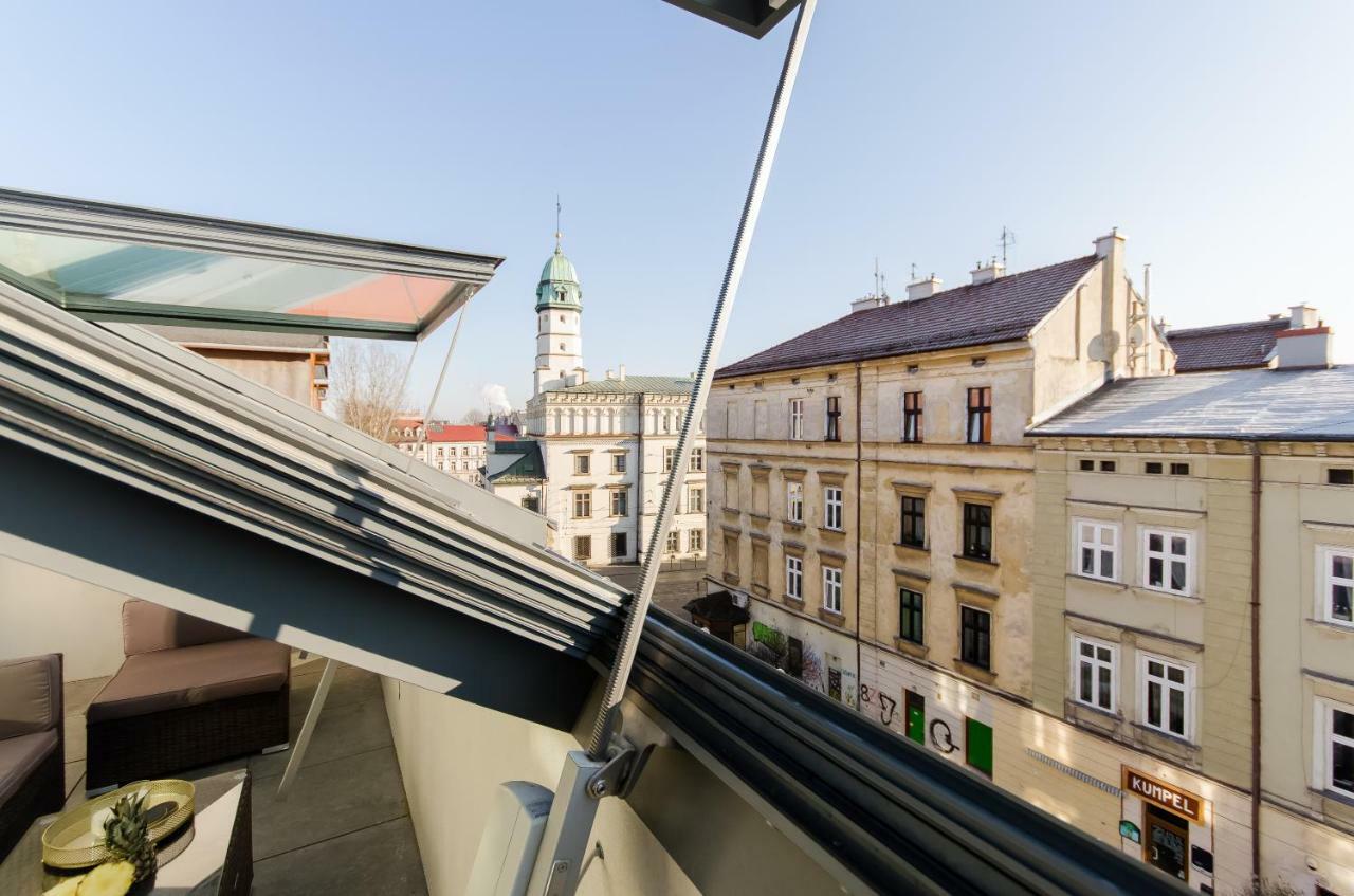 شقة Kazimierz Penthouse With Private Terrace كراكوفيا المظهر الخارجي الصورة
