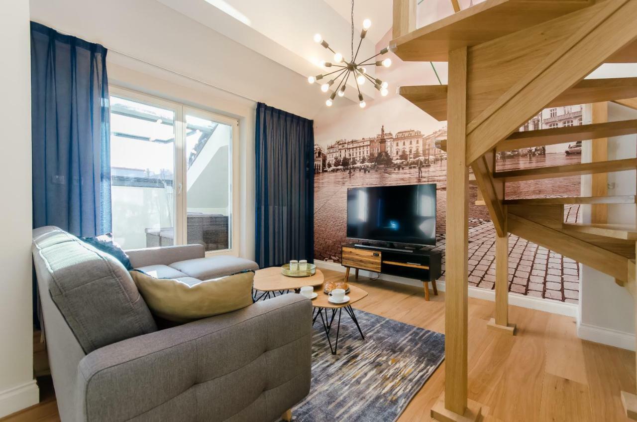 شقة Kazimierz Penthouse With Private Terrace كراكوفيا المظهر الخارجي الصورة